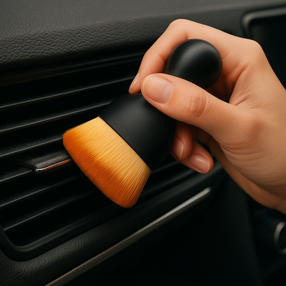 Pincel Ultra Soft Interior en una salida de ventilación